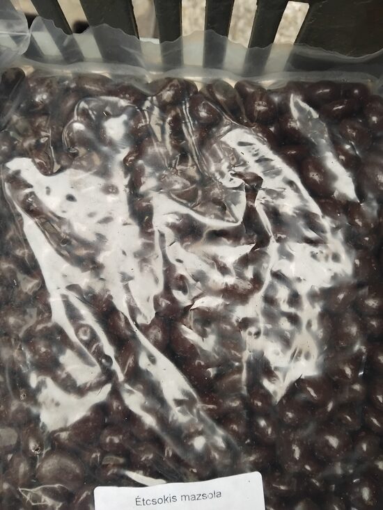 Étcsokoládés mazsola